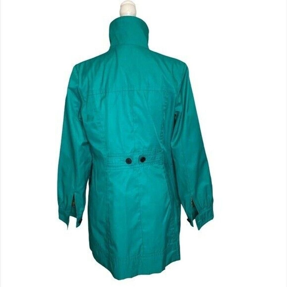 Marc New York Womens Trench Jacket Coat Green Size M - Picture 9 of 16